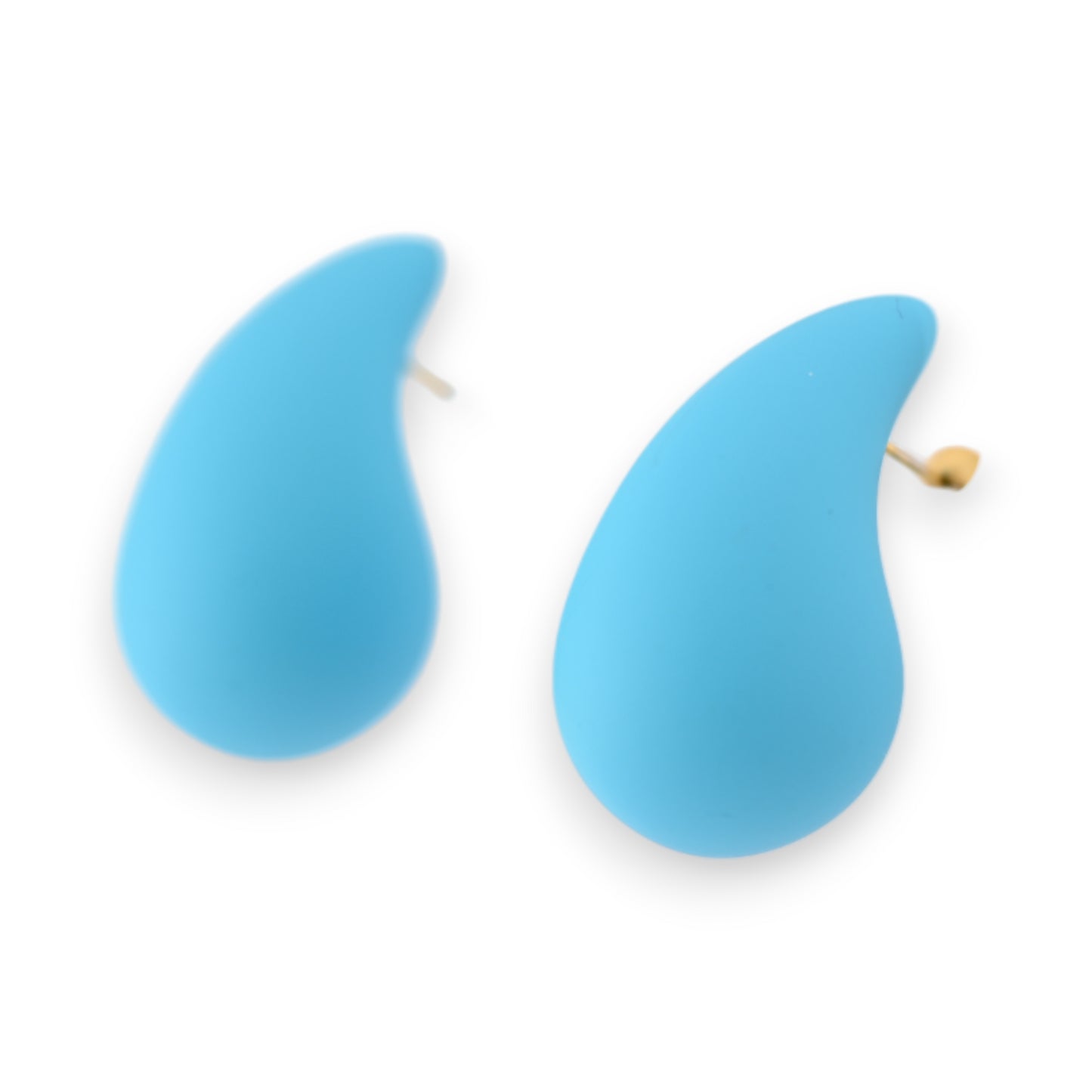 Boucles d'oreilles goutte turquoise