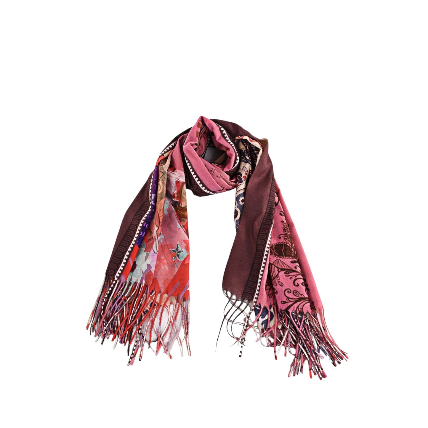 Echarpe sweety candy dans les champs de fleurs