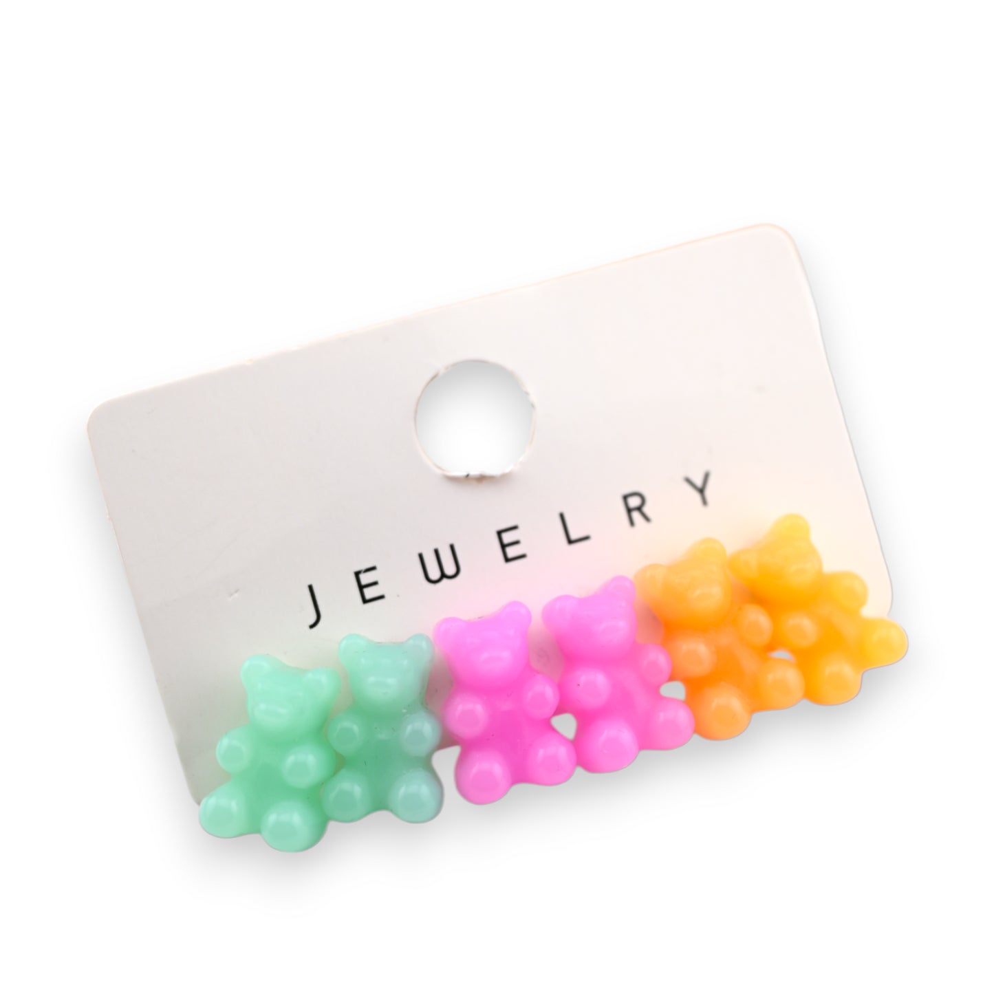 Lot boucles d'oreilles X3 petits nounours