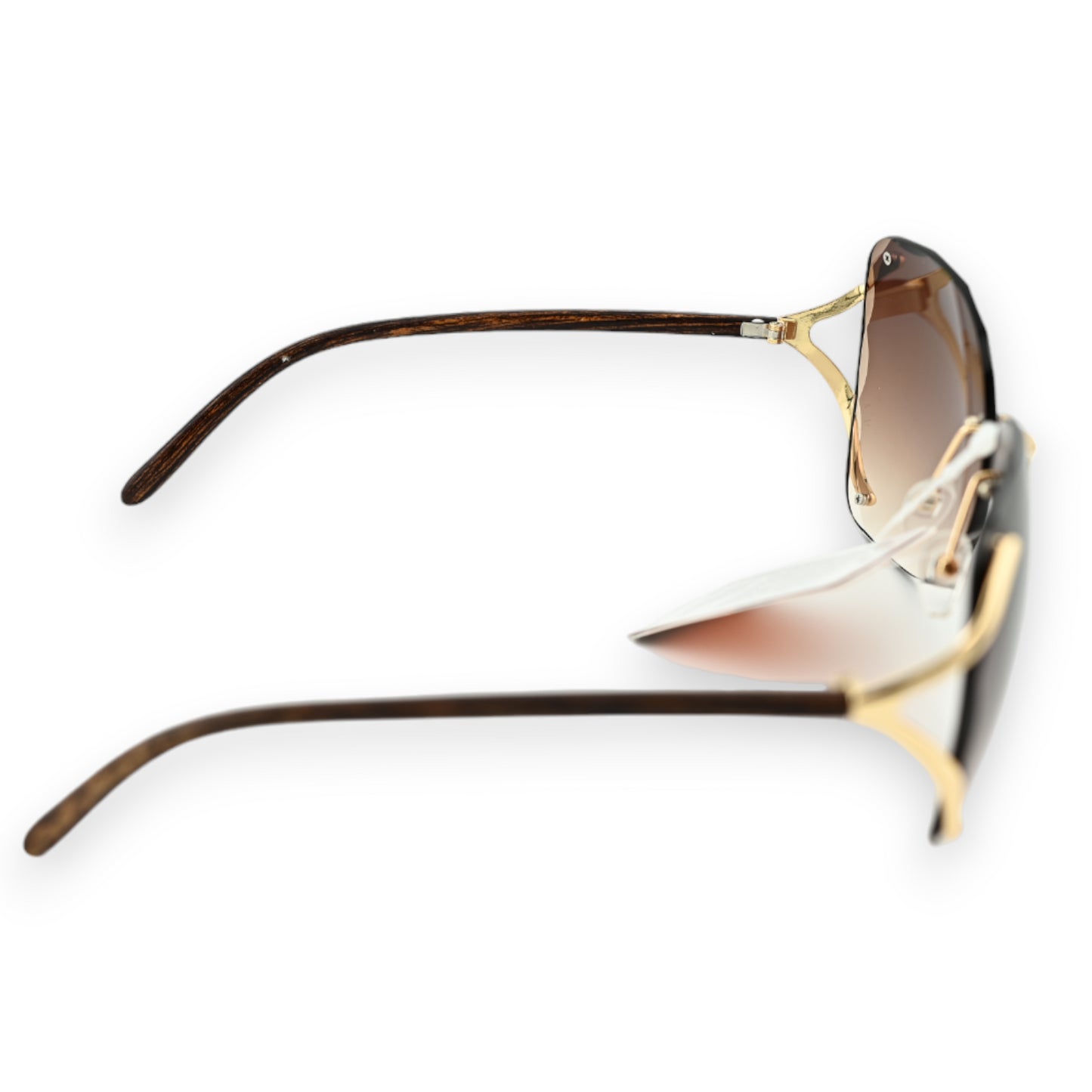 Lunettes fantaisie aux nuances marron
