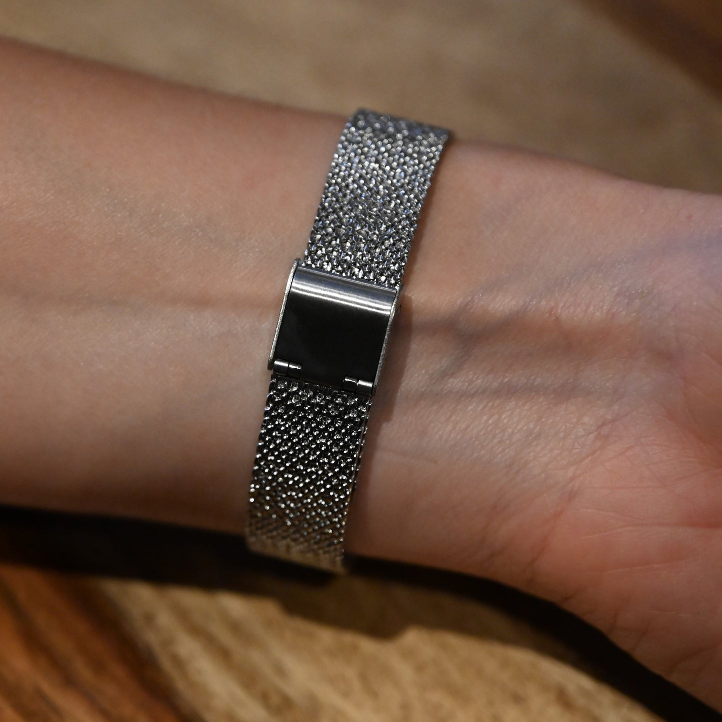 Montre bijou Ernest bracelet métal cadran strass