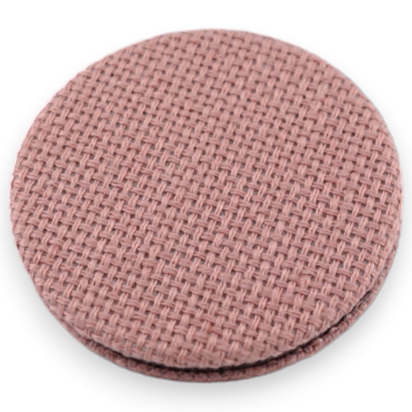 Petit miroir de poche rose cœur fleur 3D gris