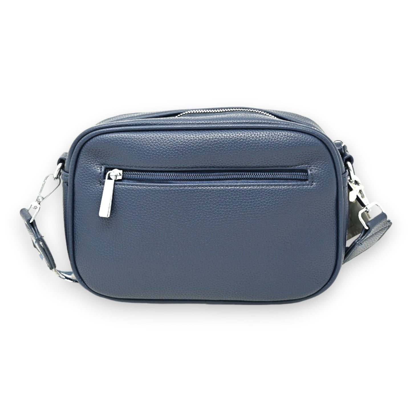 Sac bandoulière carré bleu marine