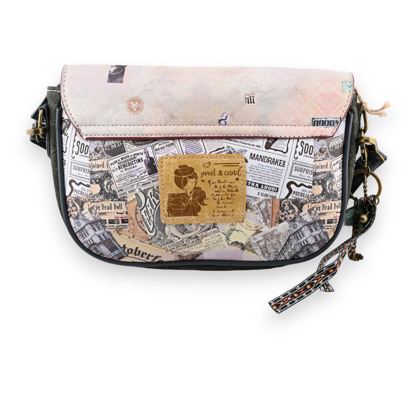 Sac bandoulière sweet candy dans le train