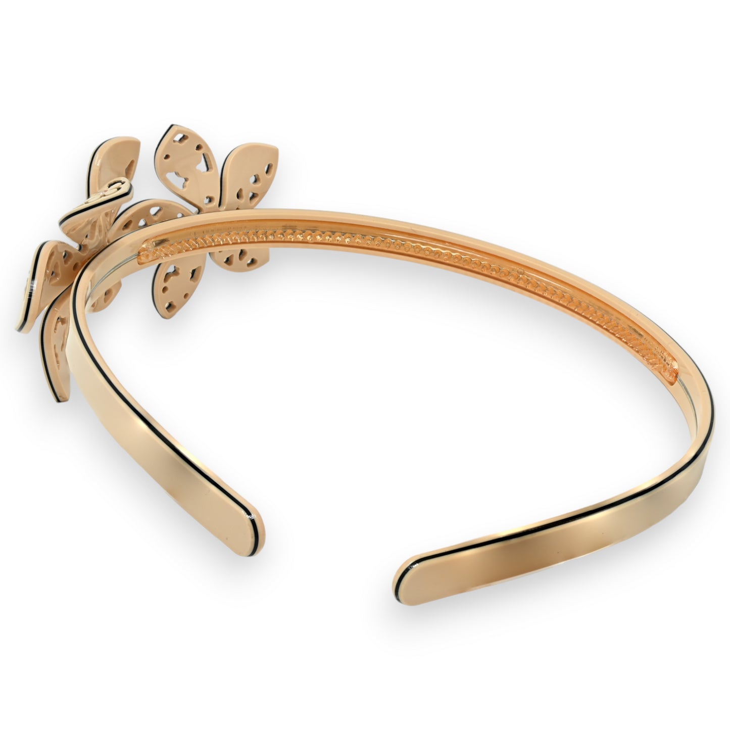 Serre-tête Fleurs Beige Rosé