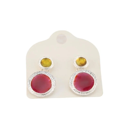 Boucles d'oreilles colorées Ikita