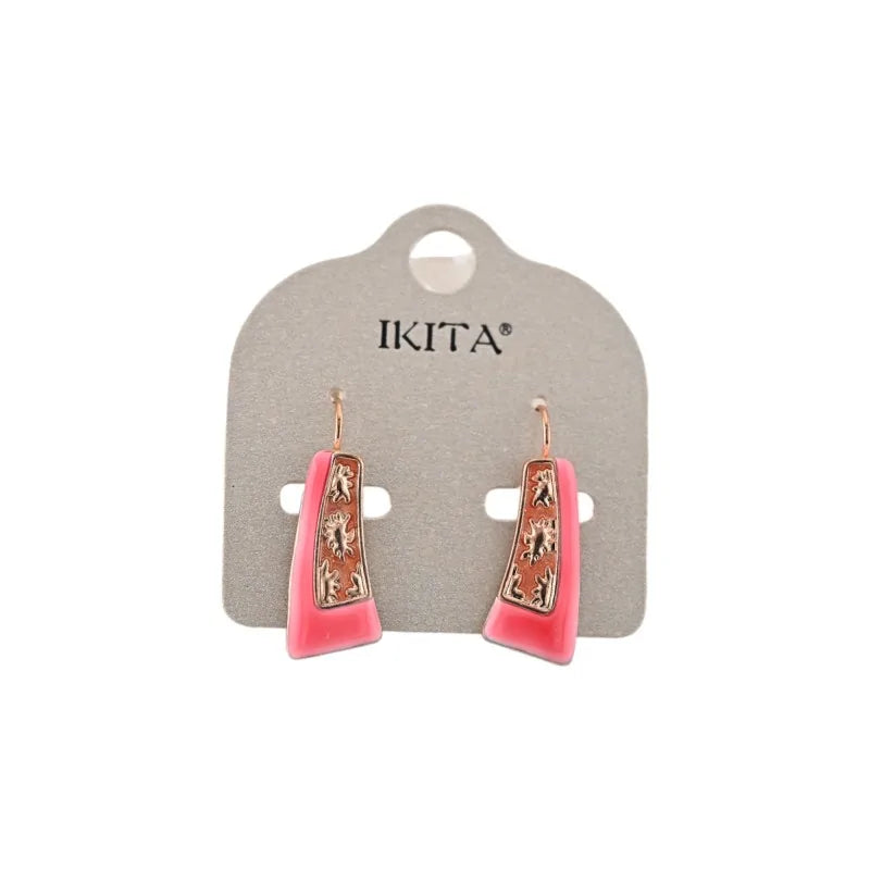 Boucles d'oreilles corail de chez Ikita