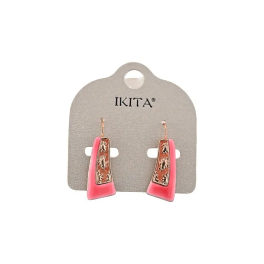 Boucles d'oreilles corail de chez Ikita