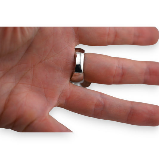 Bague fantaisie cœur dentelle