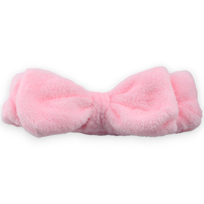 Bandeau à maquillage femme rose bonbon