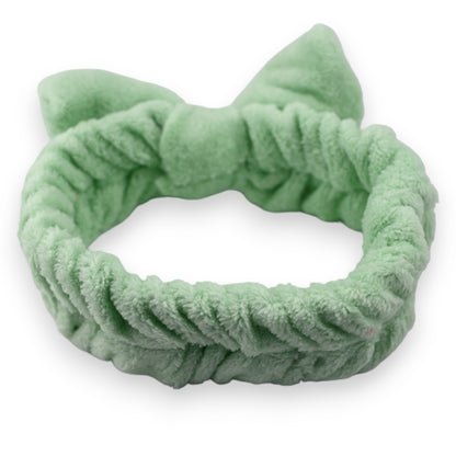 Bandeau à maquillage femme vert menthe