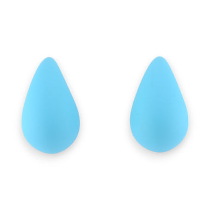 Boucles d'oreilles goutte turquoise