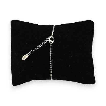 Bracelet acier argenté petit chat