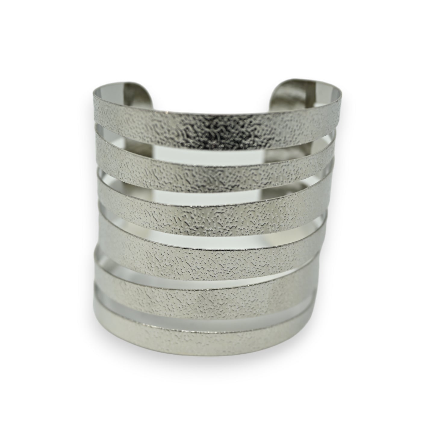 Bracelet manchette argenté ethnique