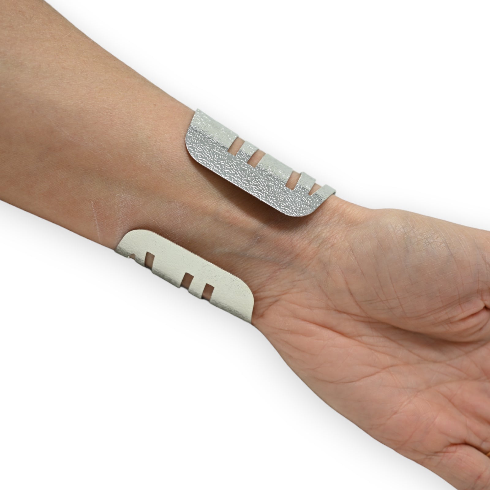 Bracelet manchette argenté ethnique