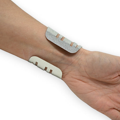 Bracelet manchette argenté ethnique