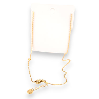 Collier acier doré nounours bonbon orange sanguine