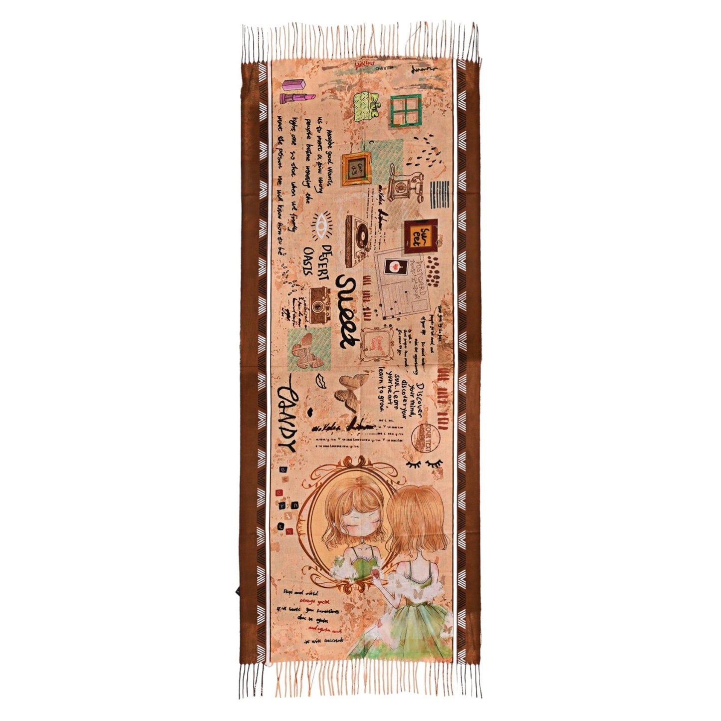 Echarpe sweety candy mis en beauté