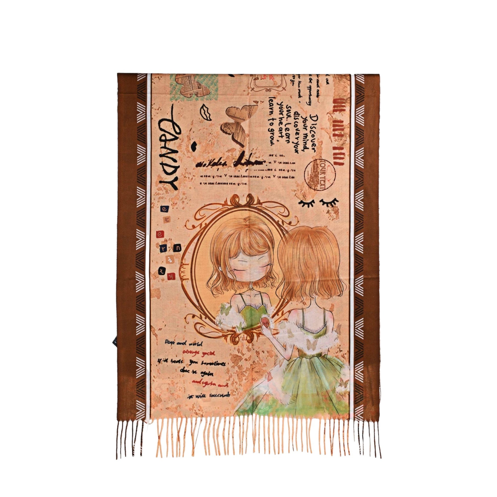 Echarpe sweety candy mis en beauté