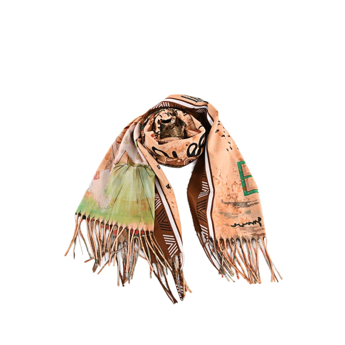 Echarpe sweety candy mis en beauté