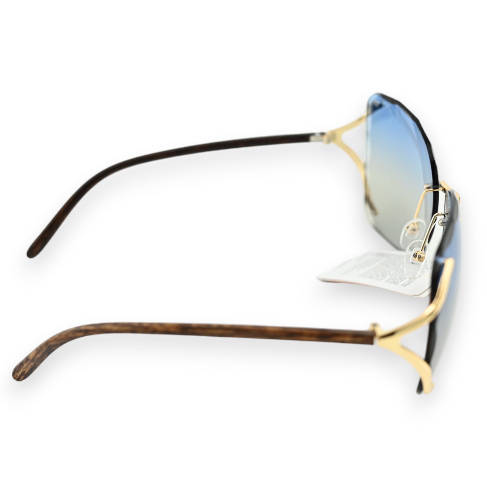 Lunettes fantaisie aux nuances bleu gris