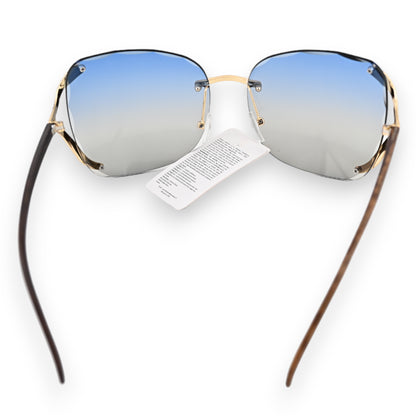 Lunettes fantaisie aux nuances bleu gris