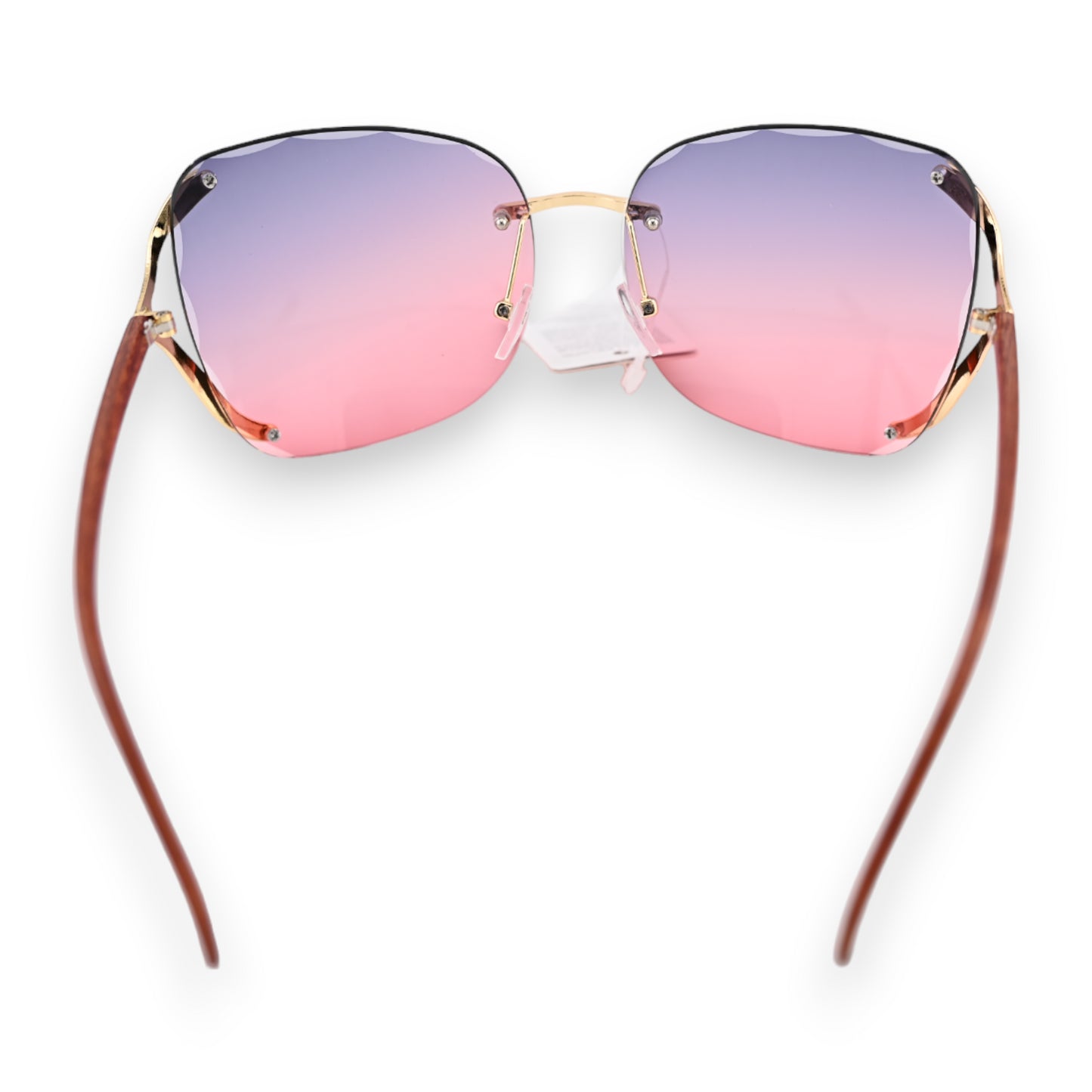 Lunettes fantaisie aux nuances de parme et rose