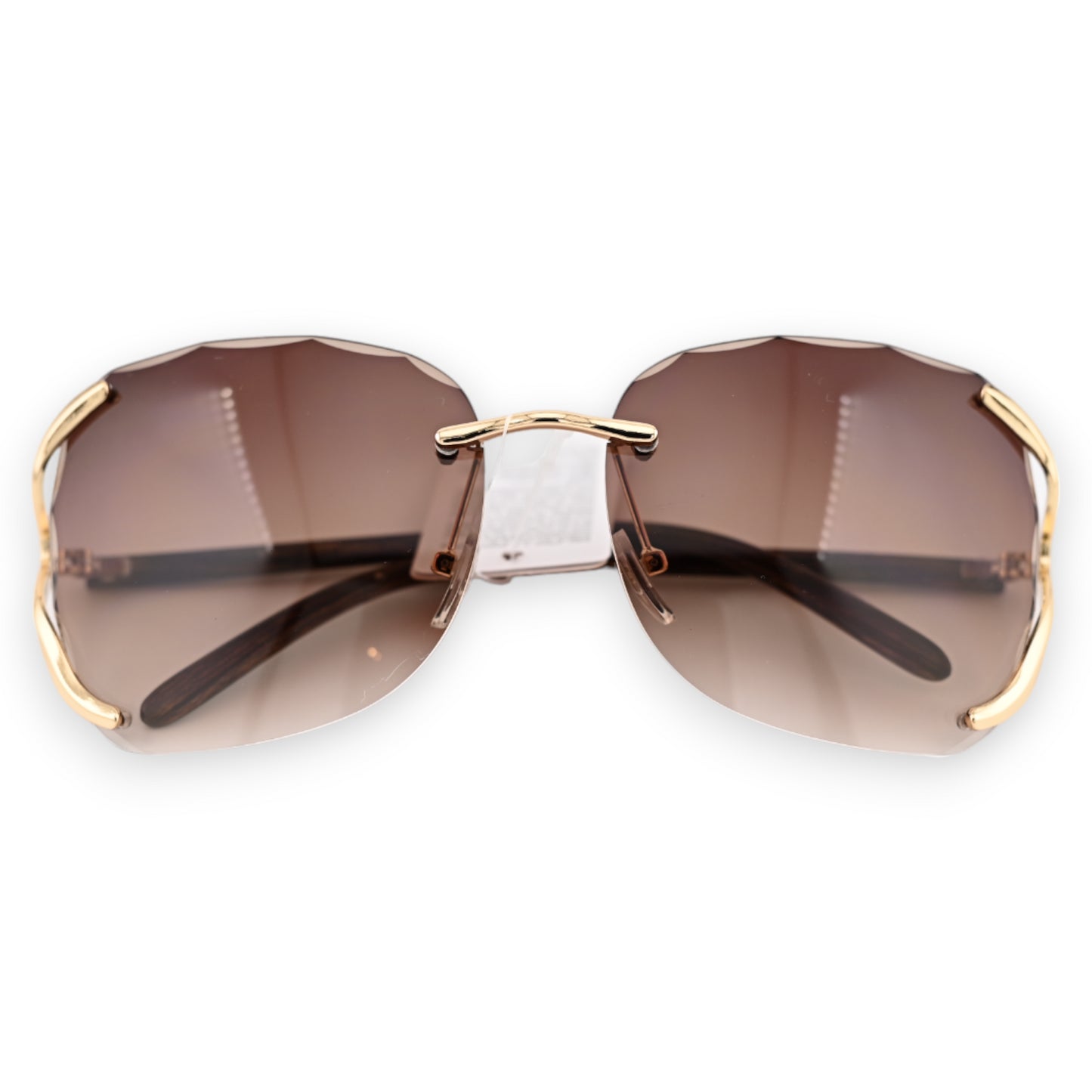 Lunettes fantaisie aux nuances marron