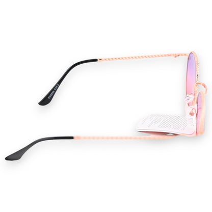 Lunettes fantaisie dorées  nuances parme et rose