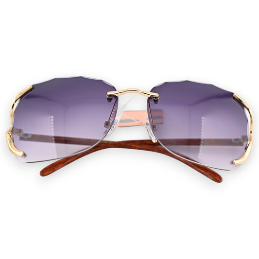 Lunettes fantaisie teintées aux nuances gris noires