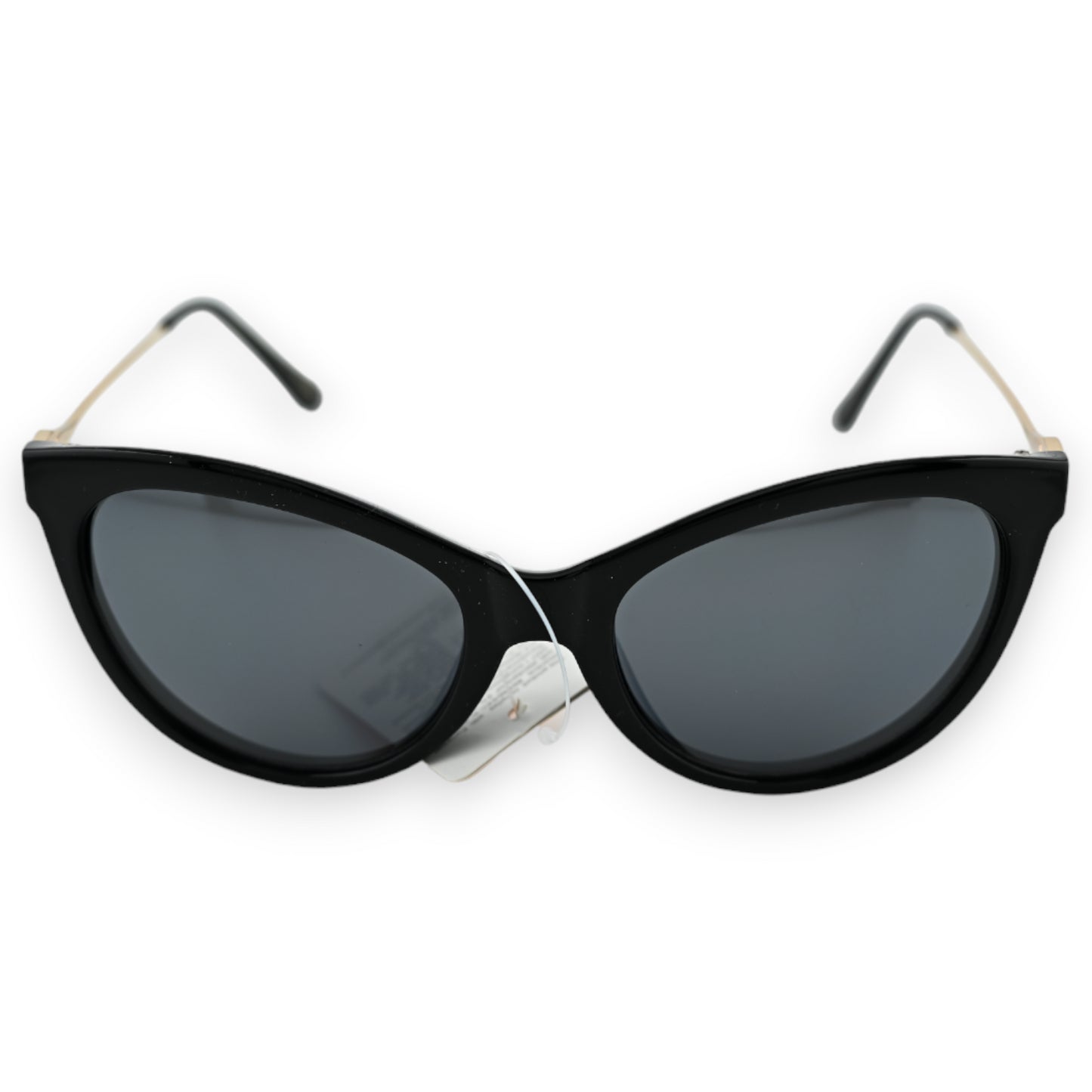 Lunettes papillon noire et dorée