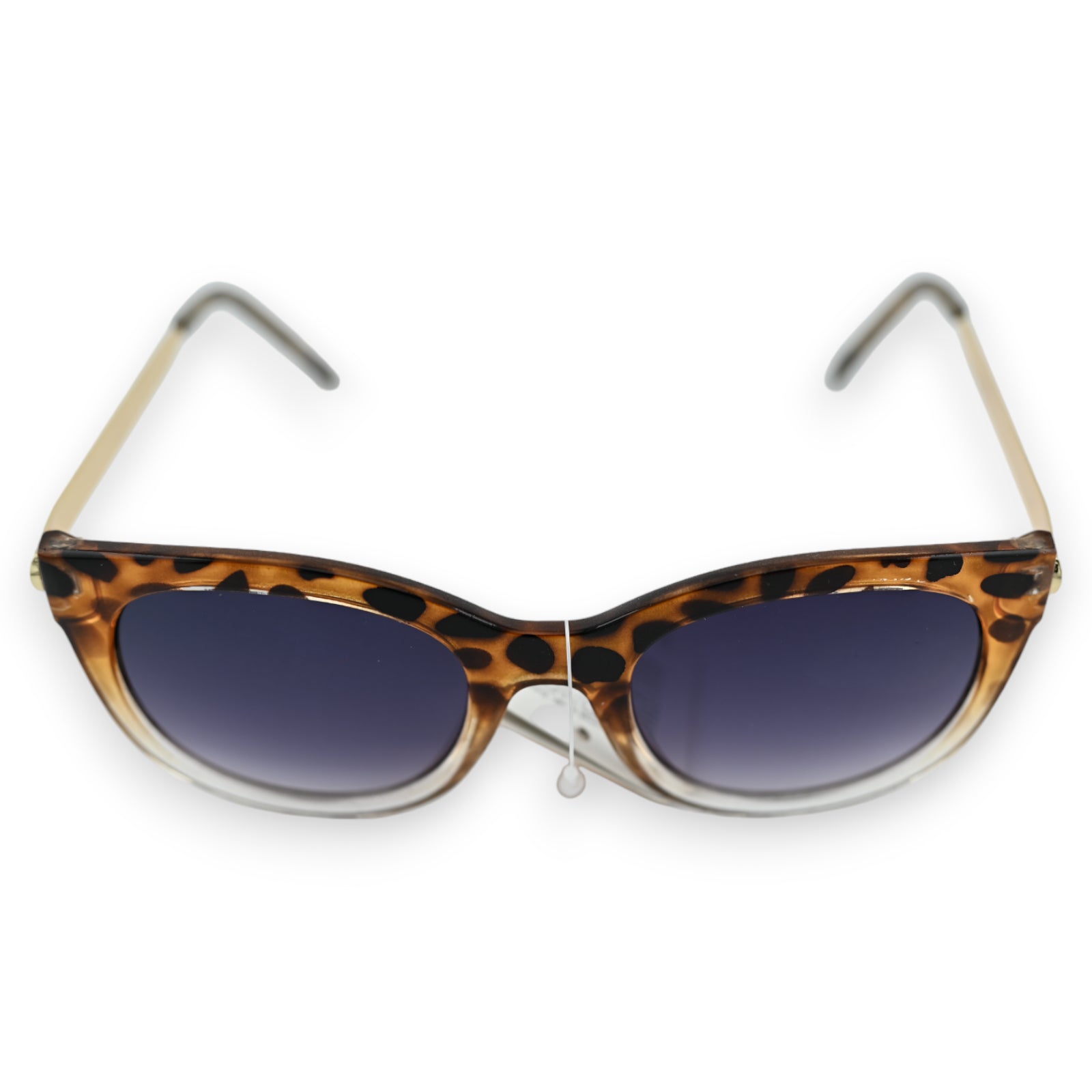 Lunettes bi couleur leopard marron beige