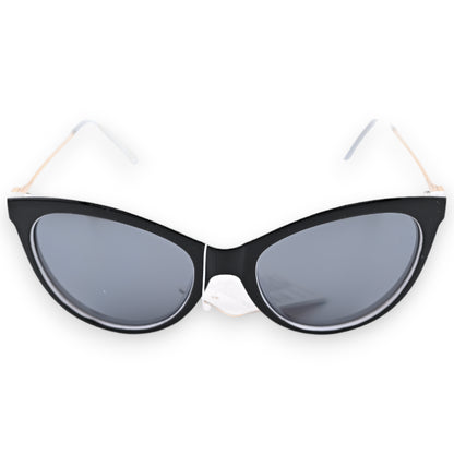 Lunettes fantaisie papillon noir et blanc