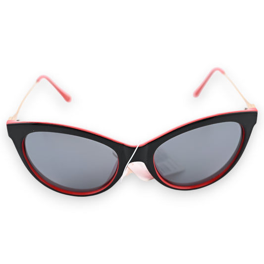 Lunettes fantaisie papillon rouge et noire
