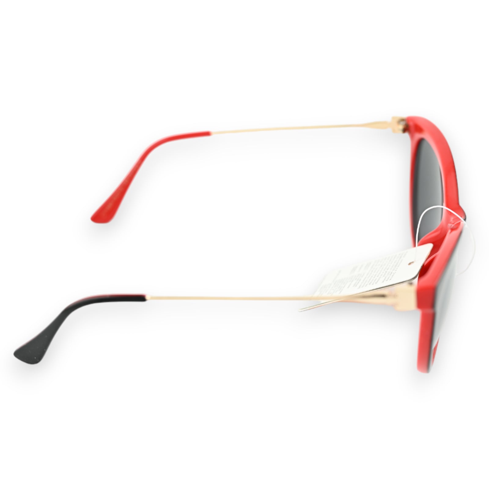 Lunettes fantaisie papillon rouge et noire