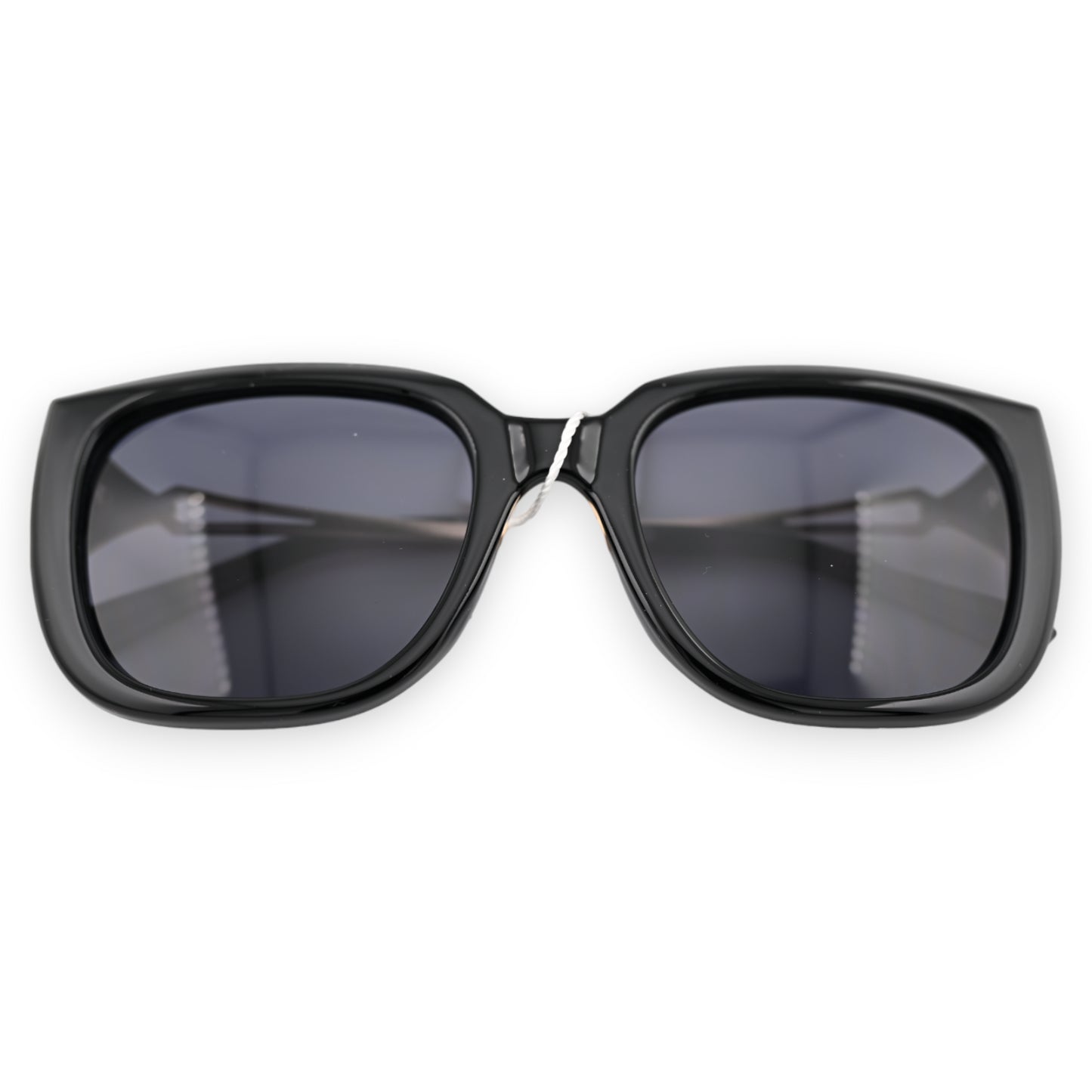 Lunettes grand modèle noire et dorée