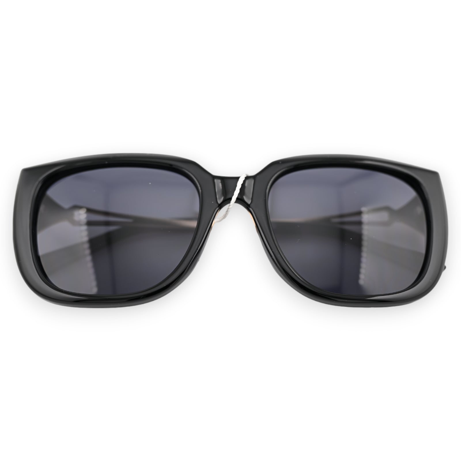 Lunettes grand modèle noire et dorée