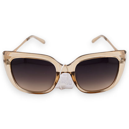 Lunettes monture beige transparente