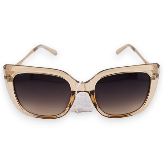 Lunettes monture beige transparente