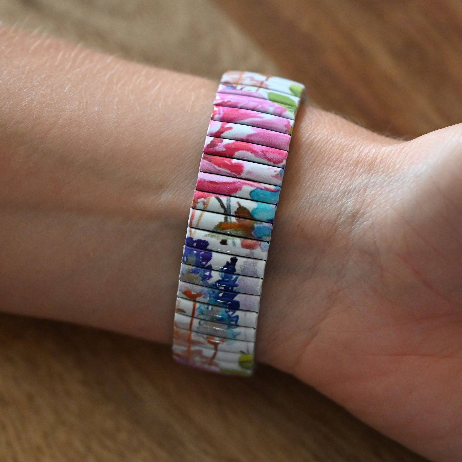 Montre femme peinture florale Ernest E