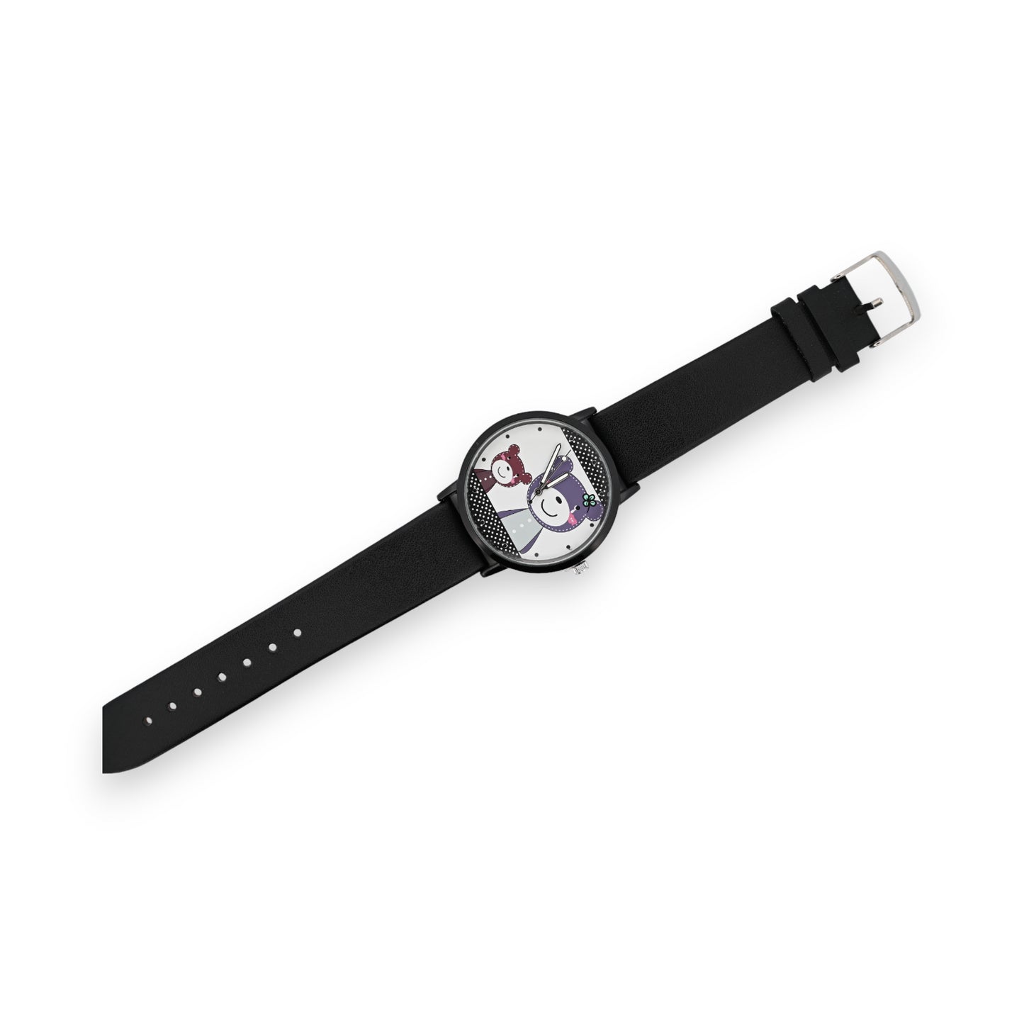 Montre Simili Cuir Famille Nounours