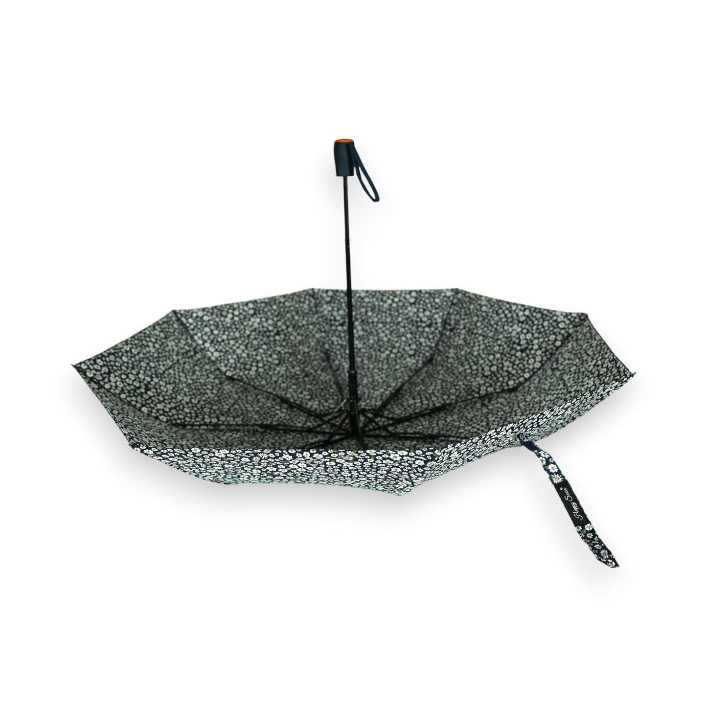 Parapluie pliant semi automatique imprimé liberty bleu marine
