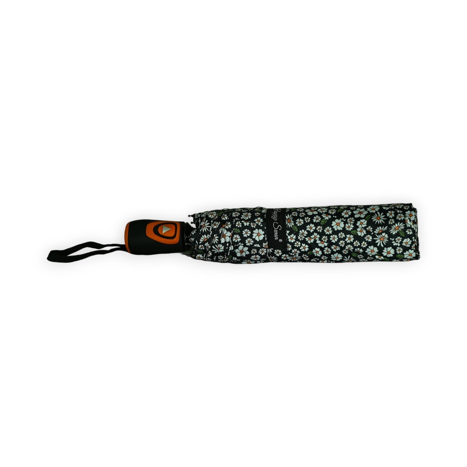 Parapluie pliant semi automatique imprimé liberty noir
