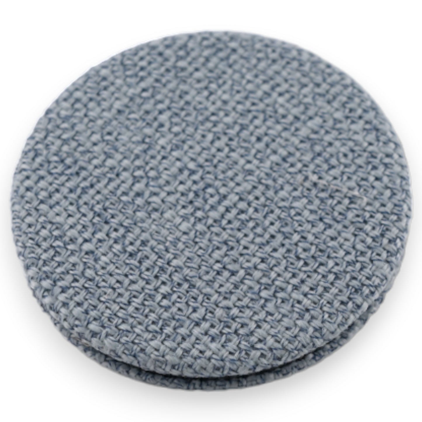 Petit miroir de poche bleu ciel coeur fleur 3D parme