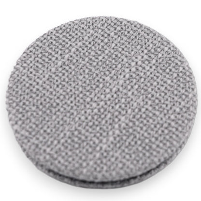 Petit miroir de poche gris  cœur fleur 3D rose