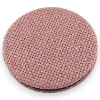 Petit miroir de poche rose cœur fleur 3D gris