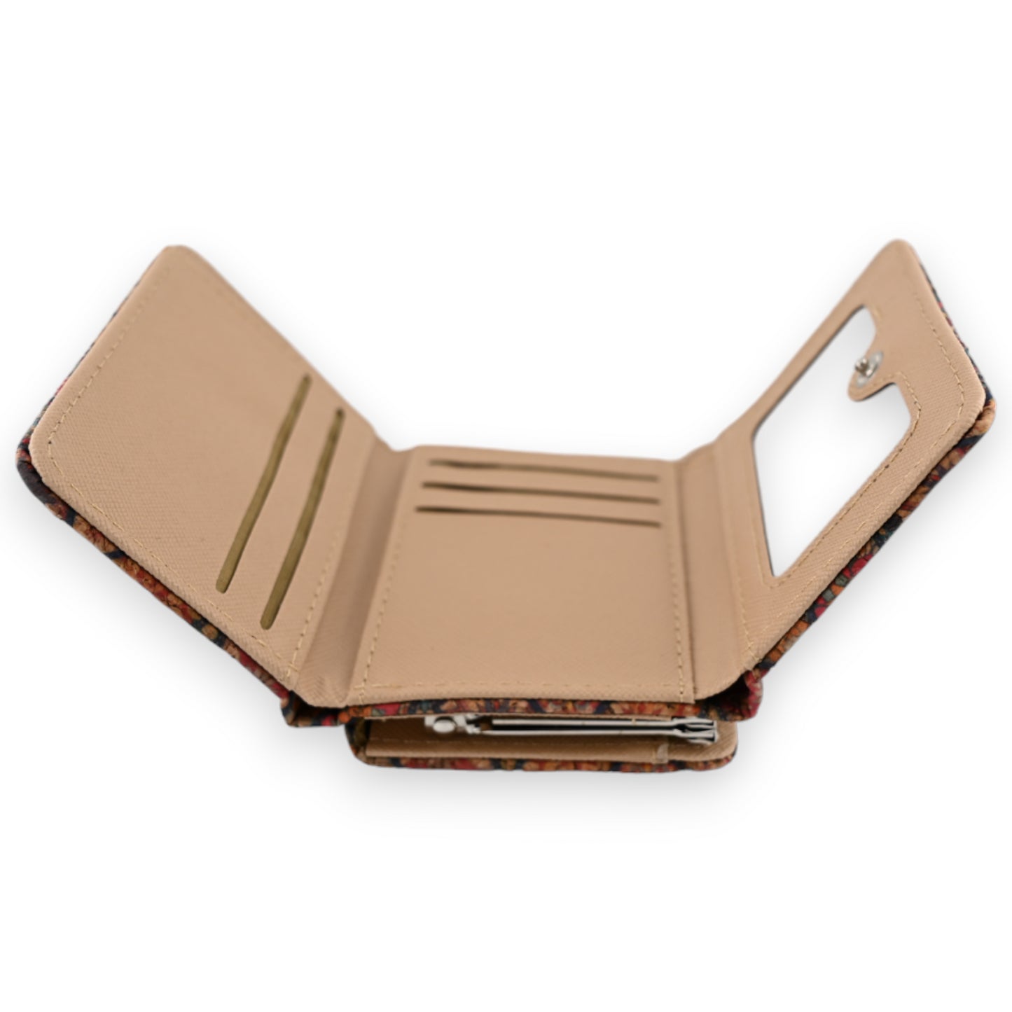 Petit portefeuille compact en liège