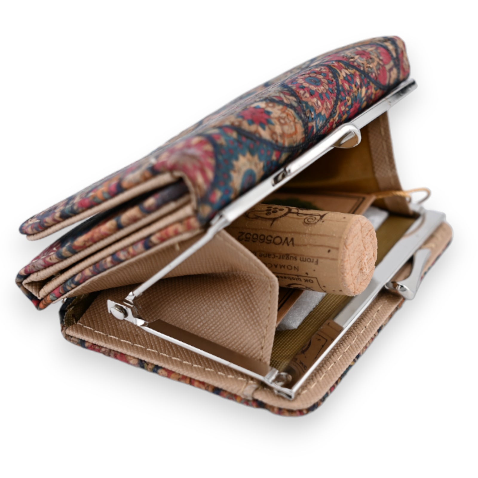 Petit portefeuille compact en liège