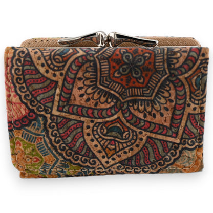 Petit portefeuille compact en liège