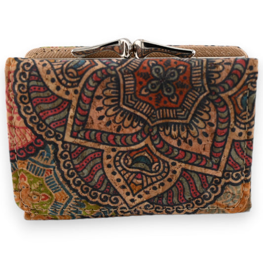 Petit portefeuille compact en liège